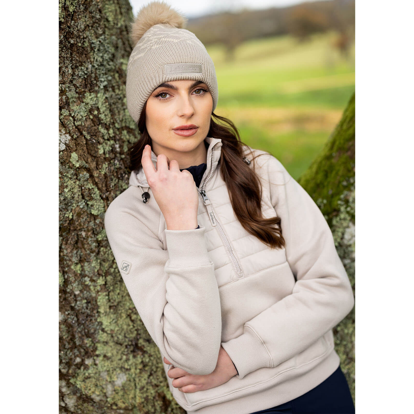Mütze Damen LM Beanie HW 2024 Bommelmütze