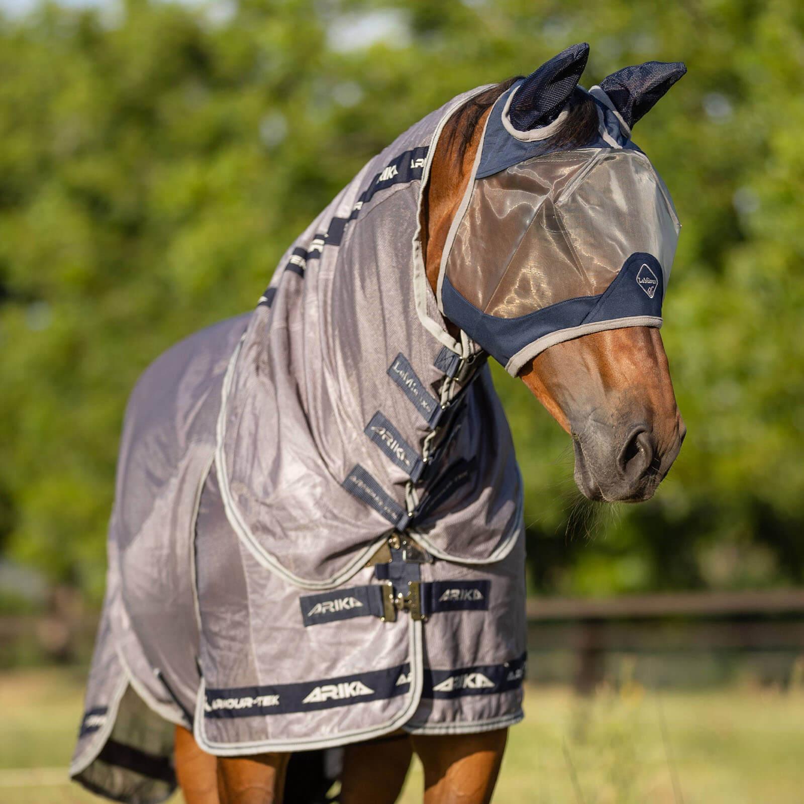 Fliegenmaske LMX Armour Shield Pro Fly Mask- Half Mask Fliegenschutzmaske
