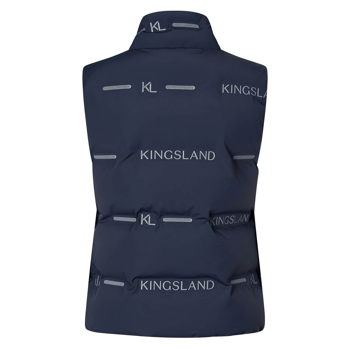 Kingsland Reflektierende Weste KLVarsin Unisex Reflective Vest HW 2024, Marineblau, Produkt allein.