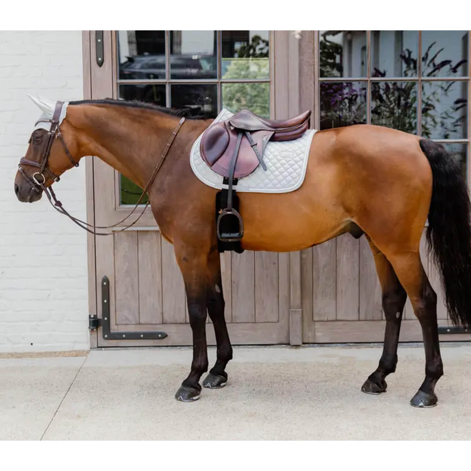 Springschabracke Saddle Pad Diamond Rope Jumping Schabracke