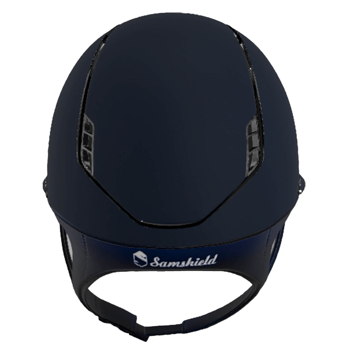 Reithelm Miss Shield 2.0 Blue SM Top SM Frontal Band Crystal Intarsia Trim + Blason Black Chrome