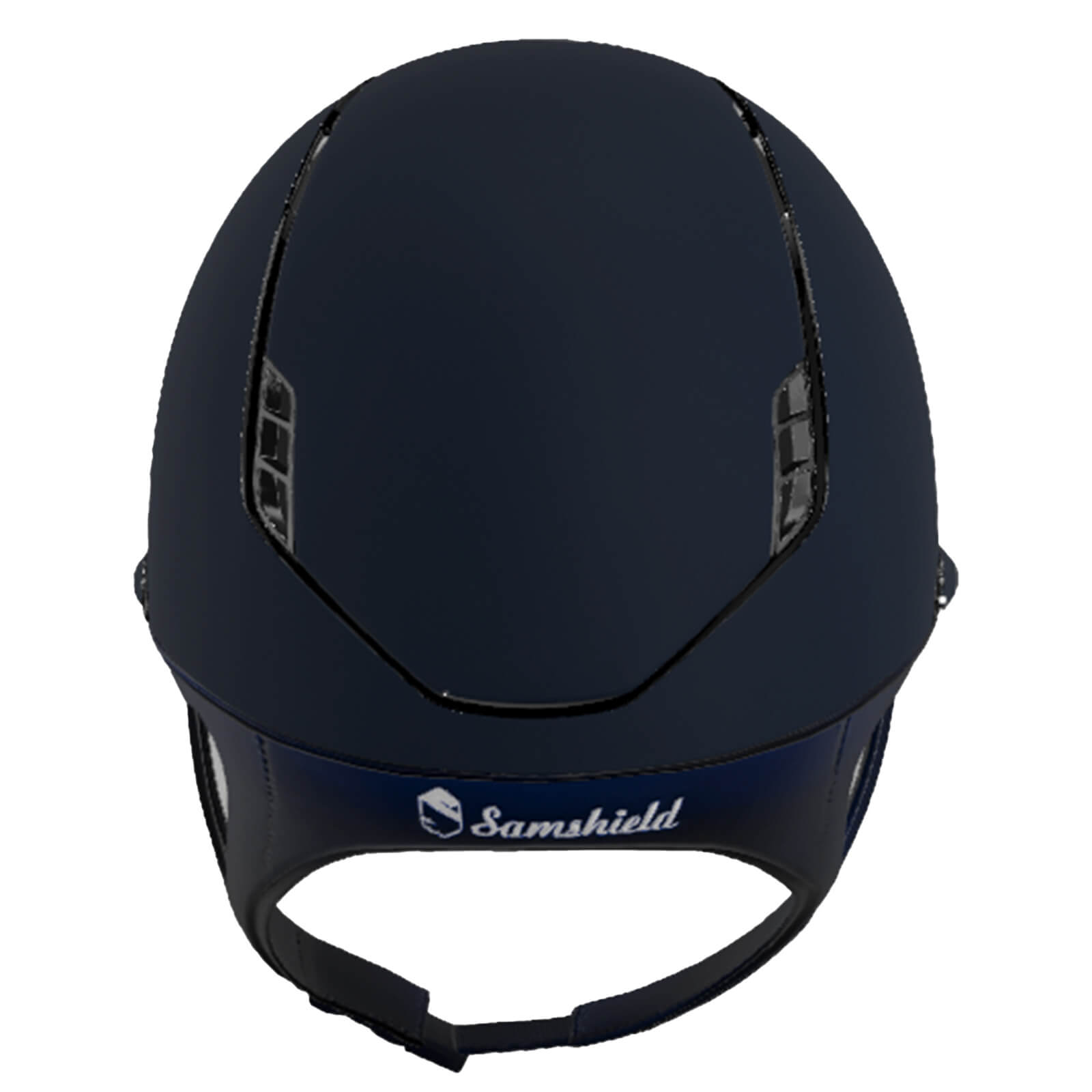 Reithelm Miss Shield 2.0 Blue SM Top SM Frontal Band Crystal Intarsia Trim + Blason Black Chrome