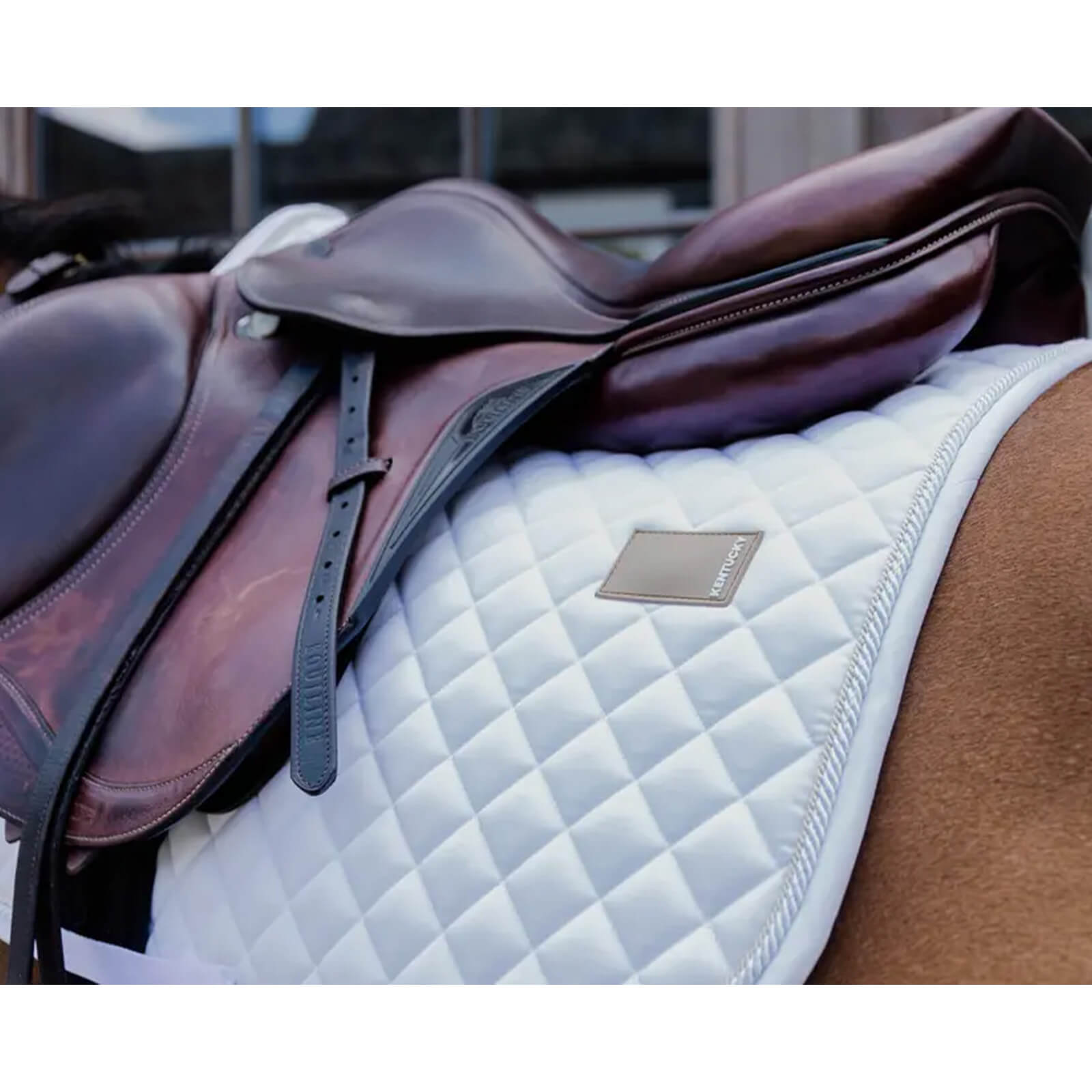 Springschabracke Saddle Pad Diamond Rope Jumping Schabracke