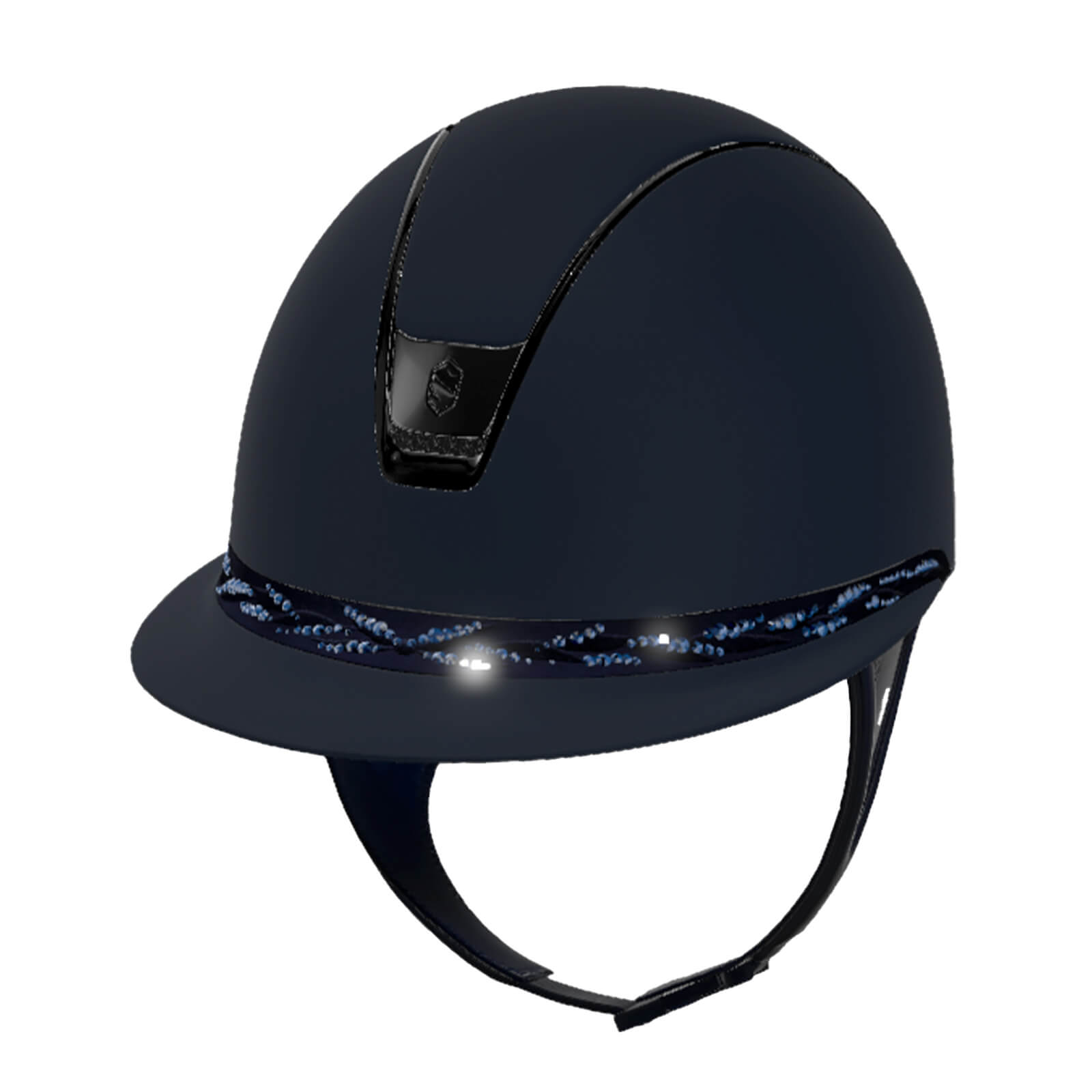 Reithelm Miss Shield 2.0 Blue SM Top Alcantara Frontal Band Flower Sw Trim + Blason Blake Chrome