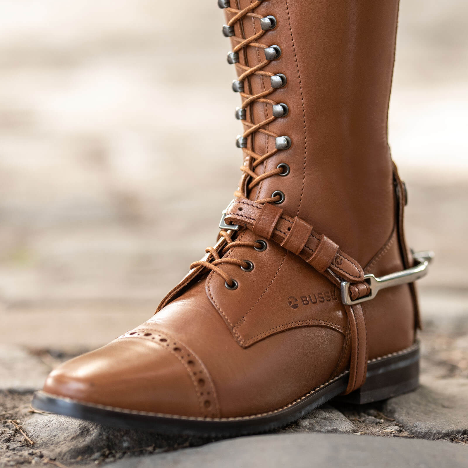 Sporenriemen Laval Leder Spur straps