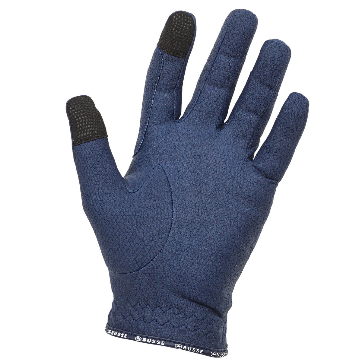 BUSSE Reithandschuhe Unisex Casual GP Ganzjahreshandschuh, Navy, Produkt allein auf weißem Hintergrund.