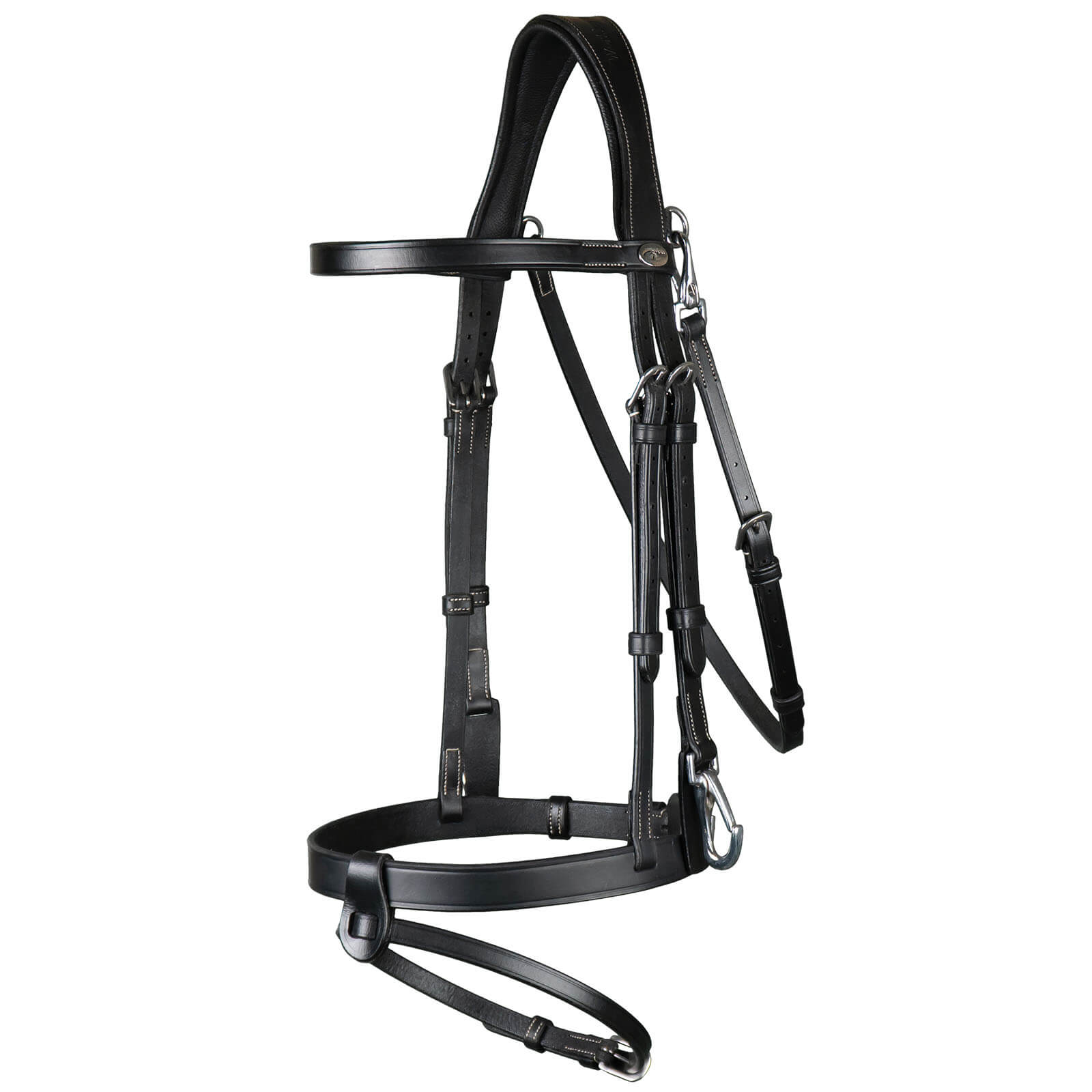 Trense aus Flachleder mit Karabinern Working Collection Trensenzaum