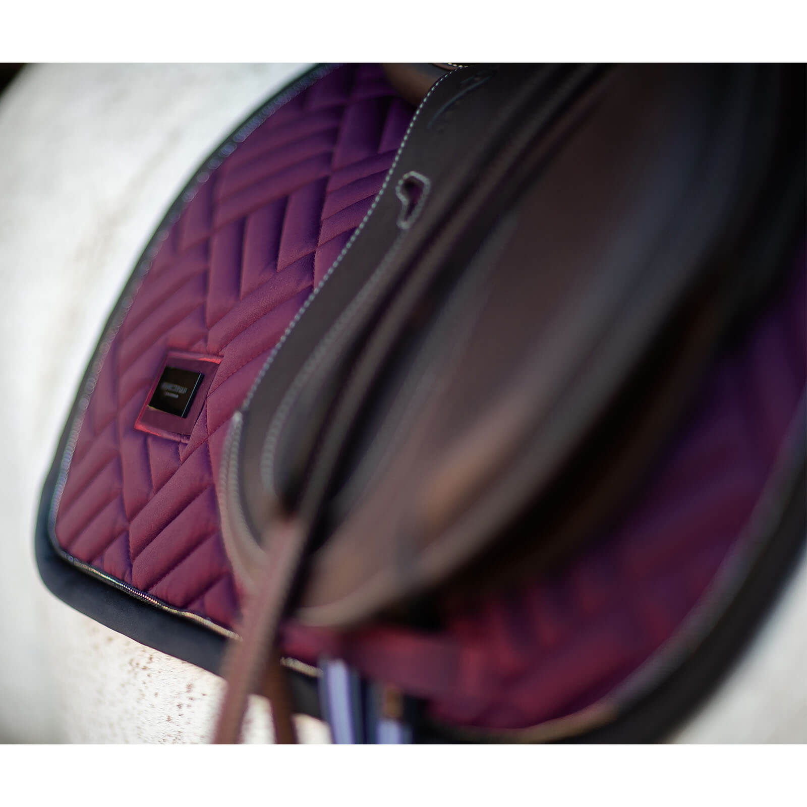Springschabracke Jump Saddle Pad Modern Purple Night Schabracke