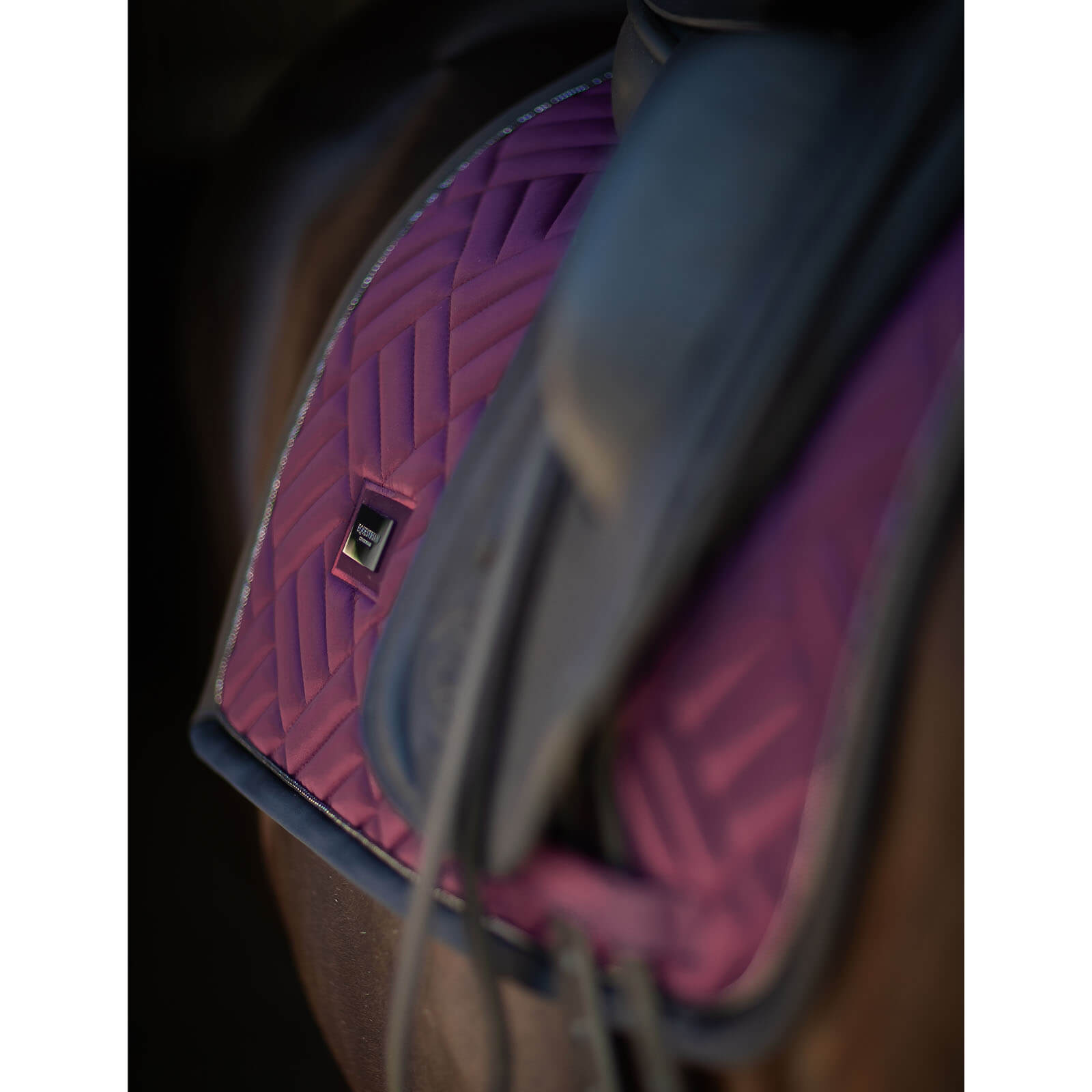 Dressurschabracke Dressage Saddle Pad Modern Purple Night Schabracke