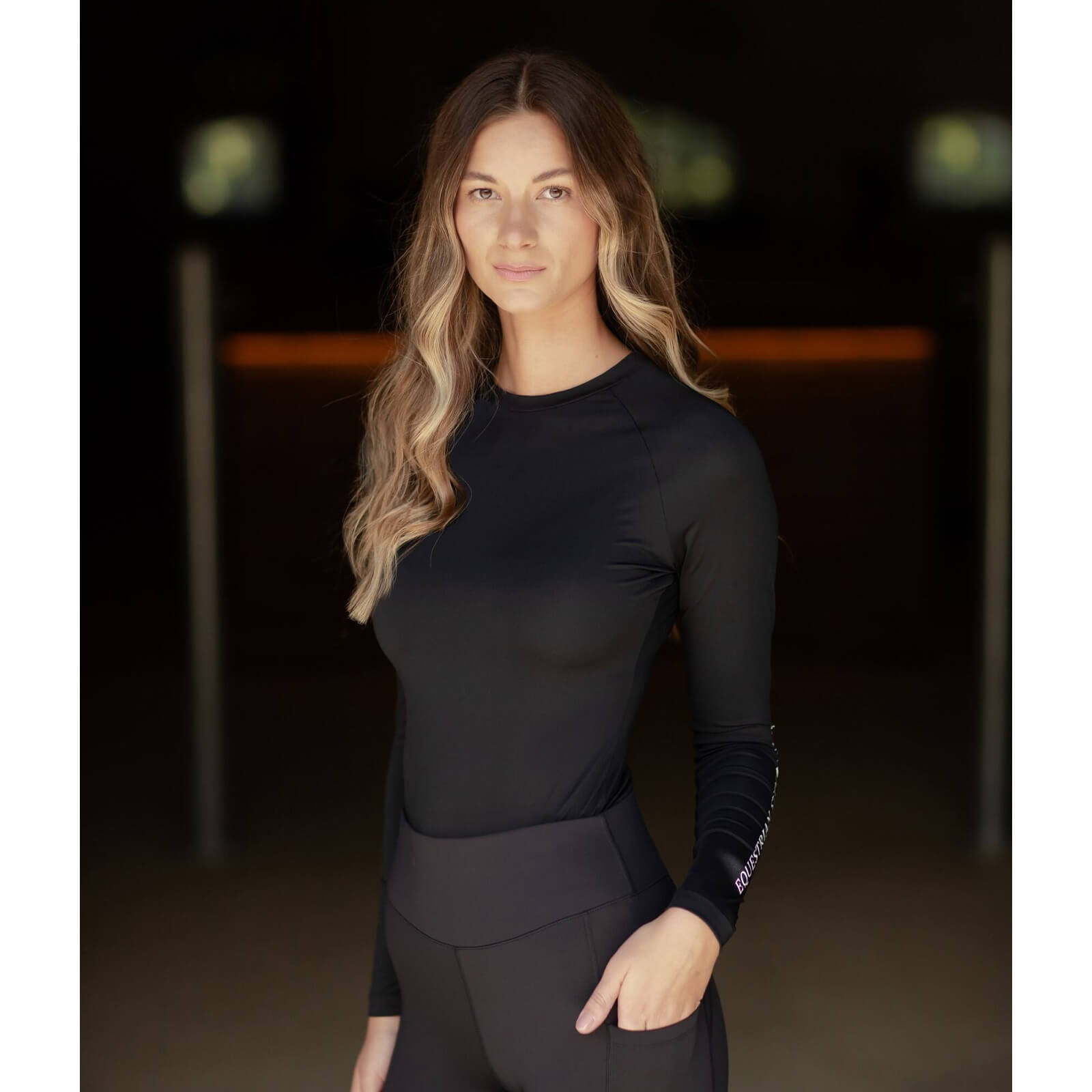 Funktionsshirt Dynamic Base layer Top Black Langarmshirt