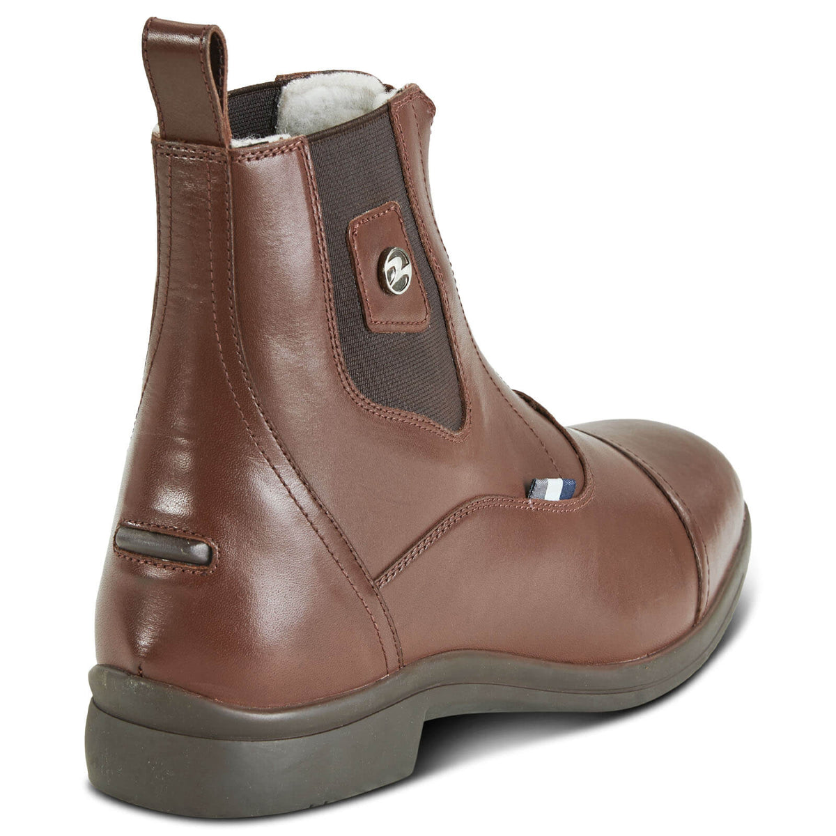 Stiefelette Jodhpur Antony Pure Wool Jodhpurstiefelette, Braun, Produkt allein auf weißem Hintergrund.