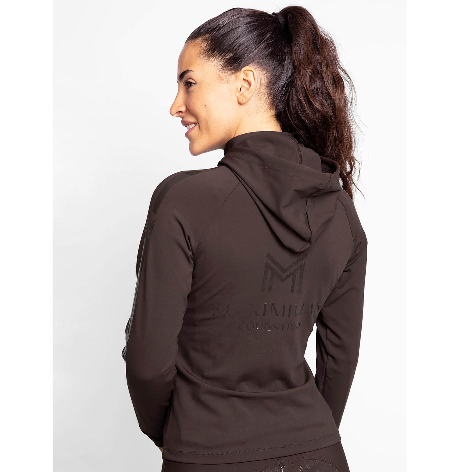 Hoodie Damen Reflection Zip Kapuzenpullover