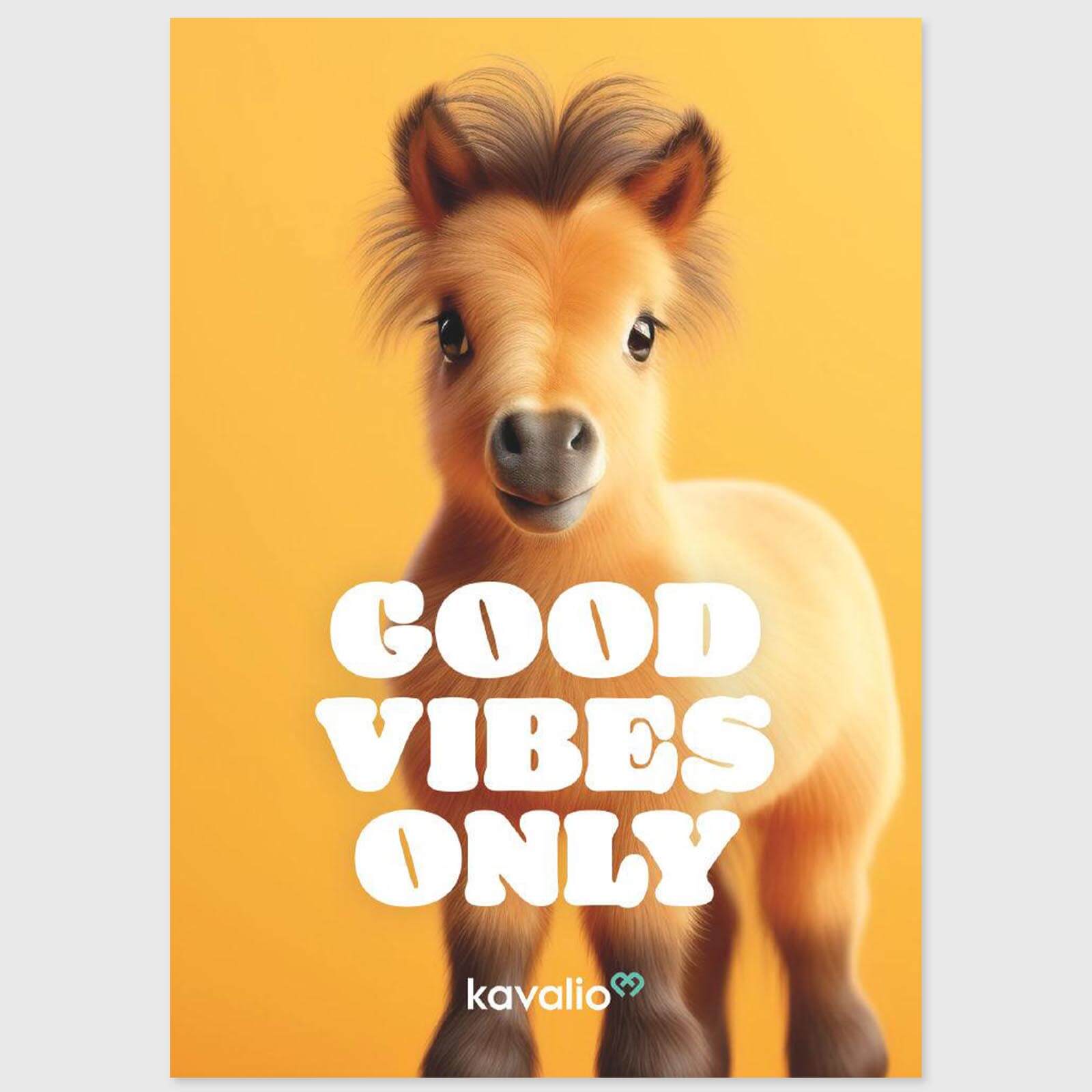 Postkarte Good Vibes only