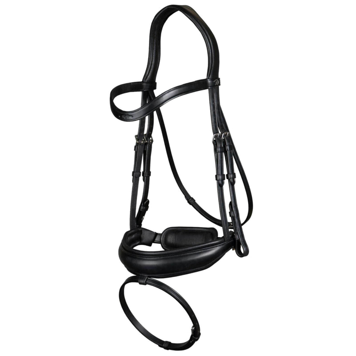 Trense mit breitem schwedischem Reithalfter New English Collection Trensenzaum