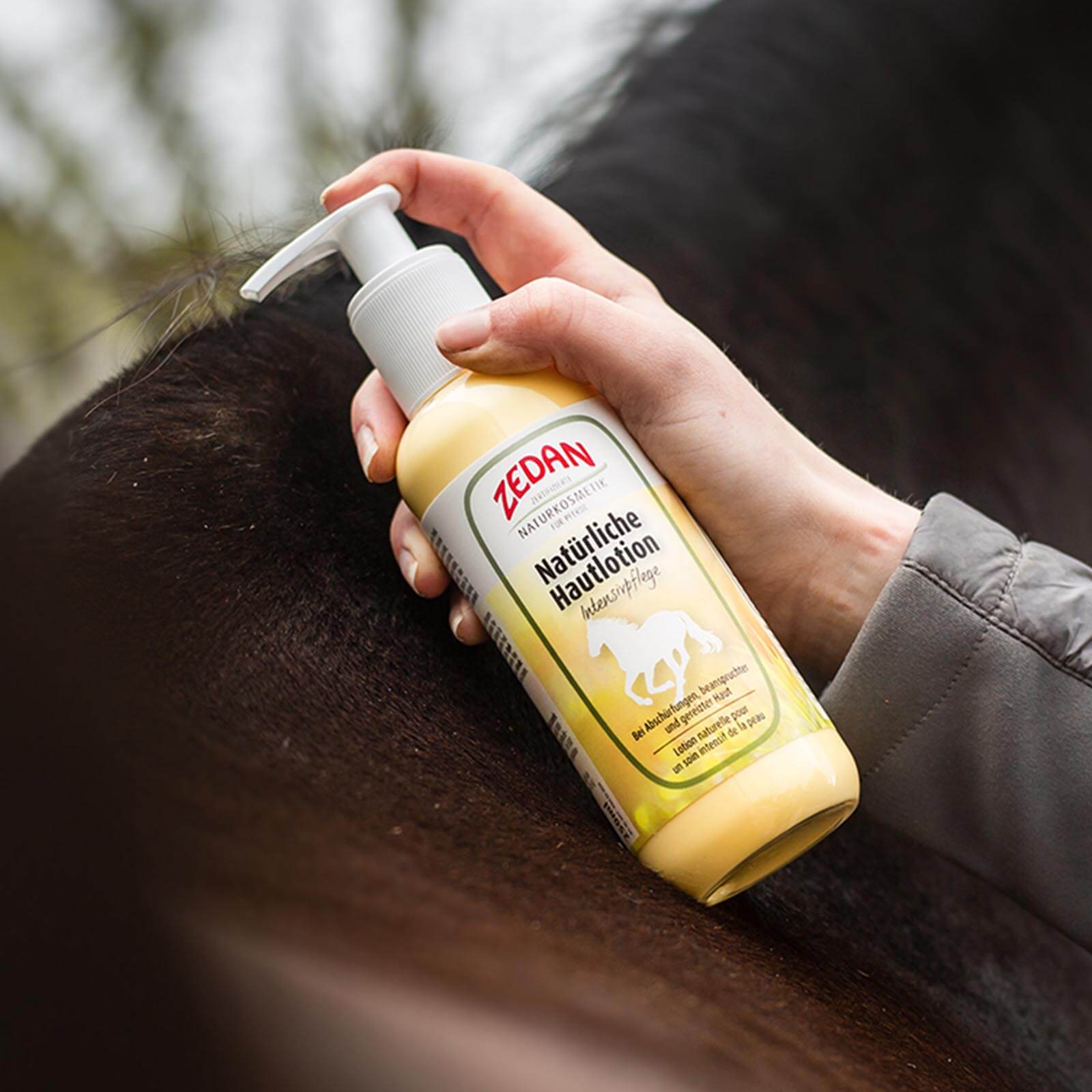 Natürliche Hautlotion Intensivpflege Hautpflege Pferd