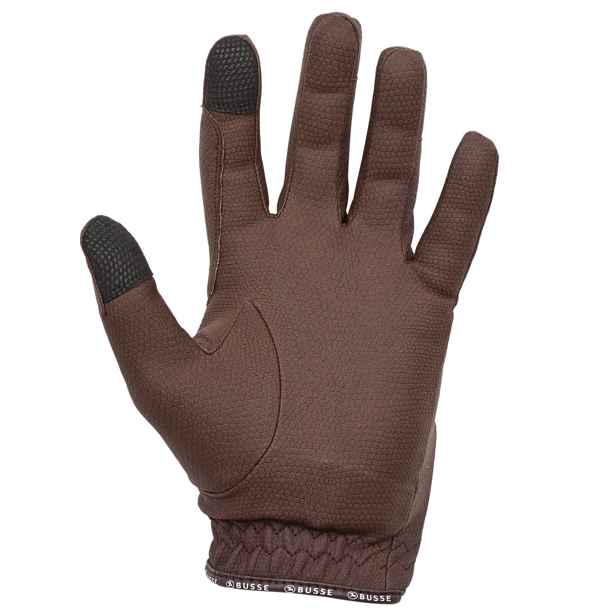 BUSSE Reithandschuhe Unisex Casual GP Ganzjahreshandschuh, Braun, Produkt allein auf weißem Hintergrund.