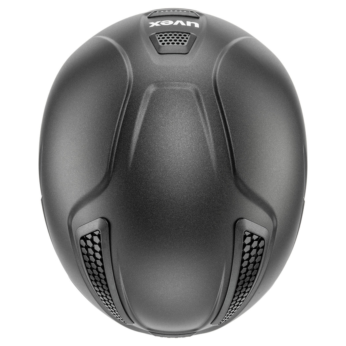 Reithelm Perfexxion III xc Helm, schwarz, Produkt allein auf weißem Hintergrund.