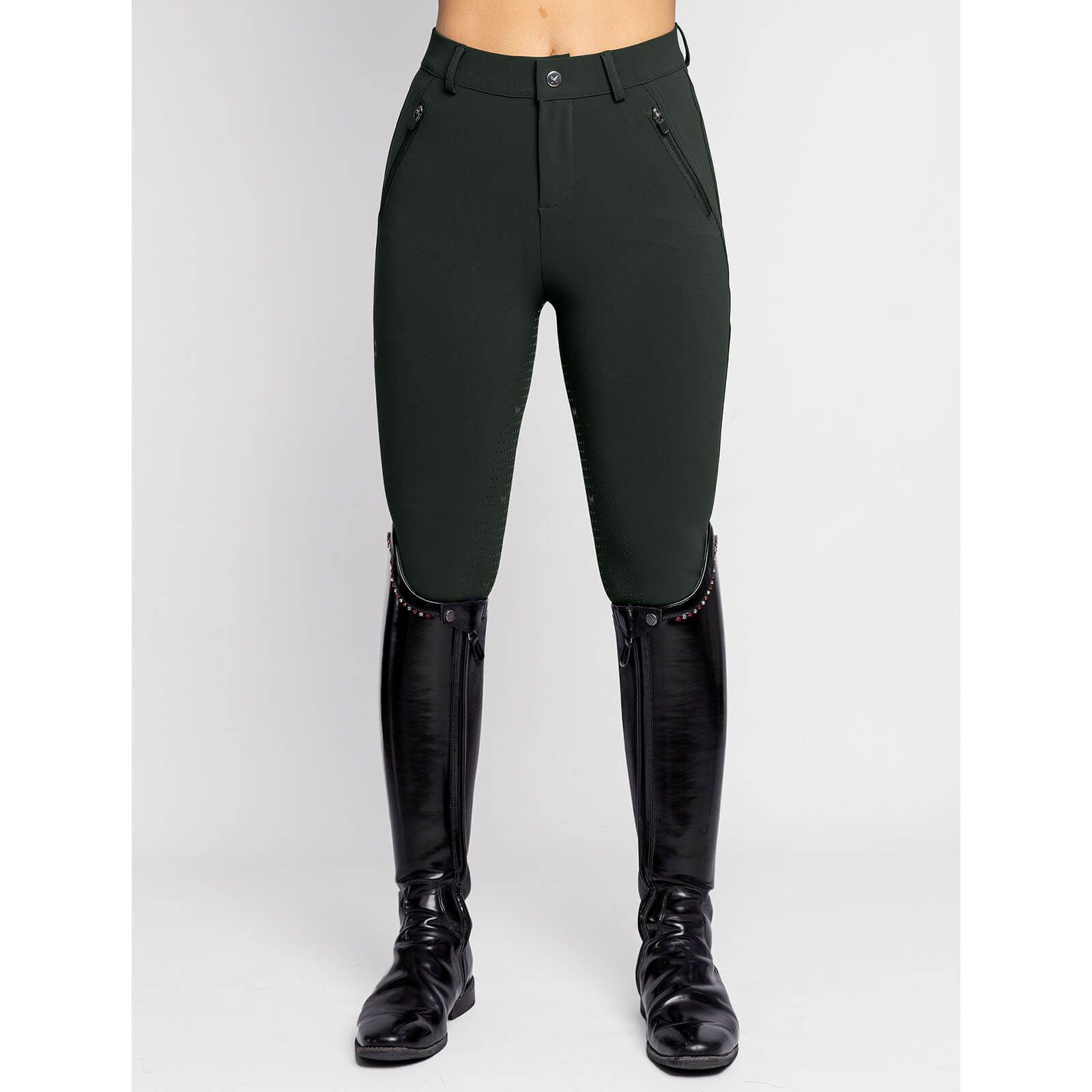 Reithose Damen Full-Grip Geo Damenreithose Vollbesatzreithose