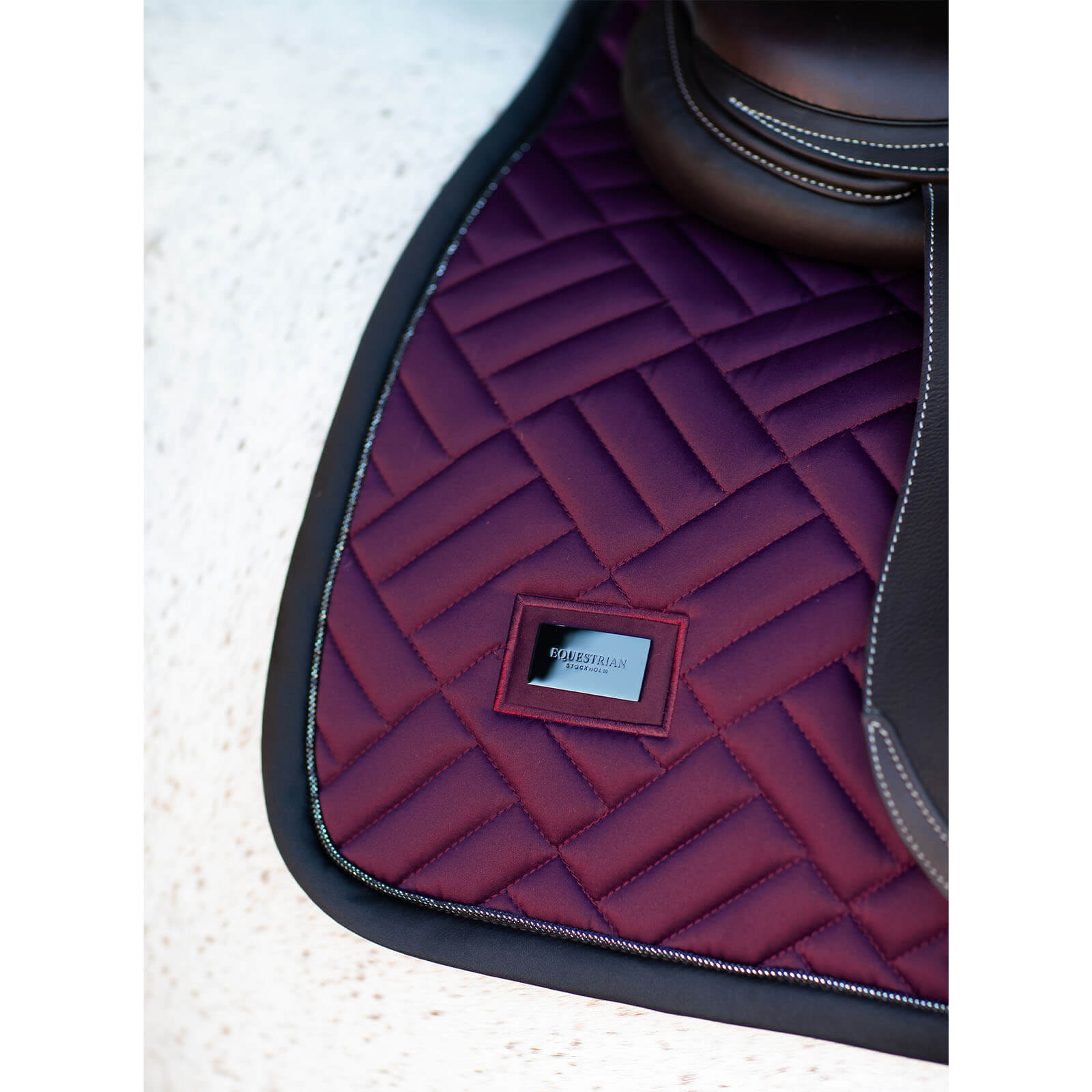 Springschabracke Jump Saddle Pad Modern Purple Night Schabracke