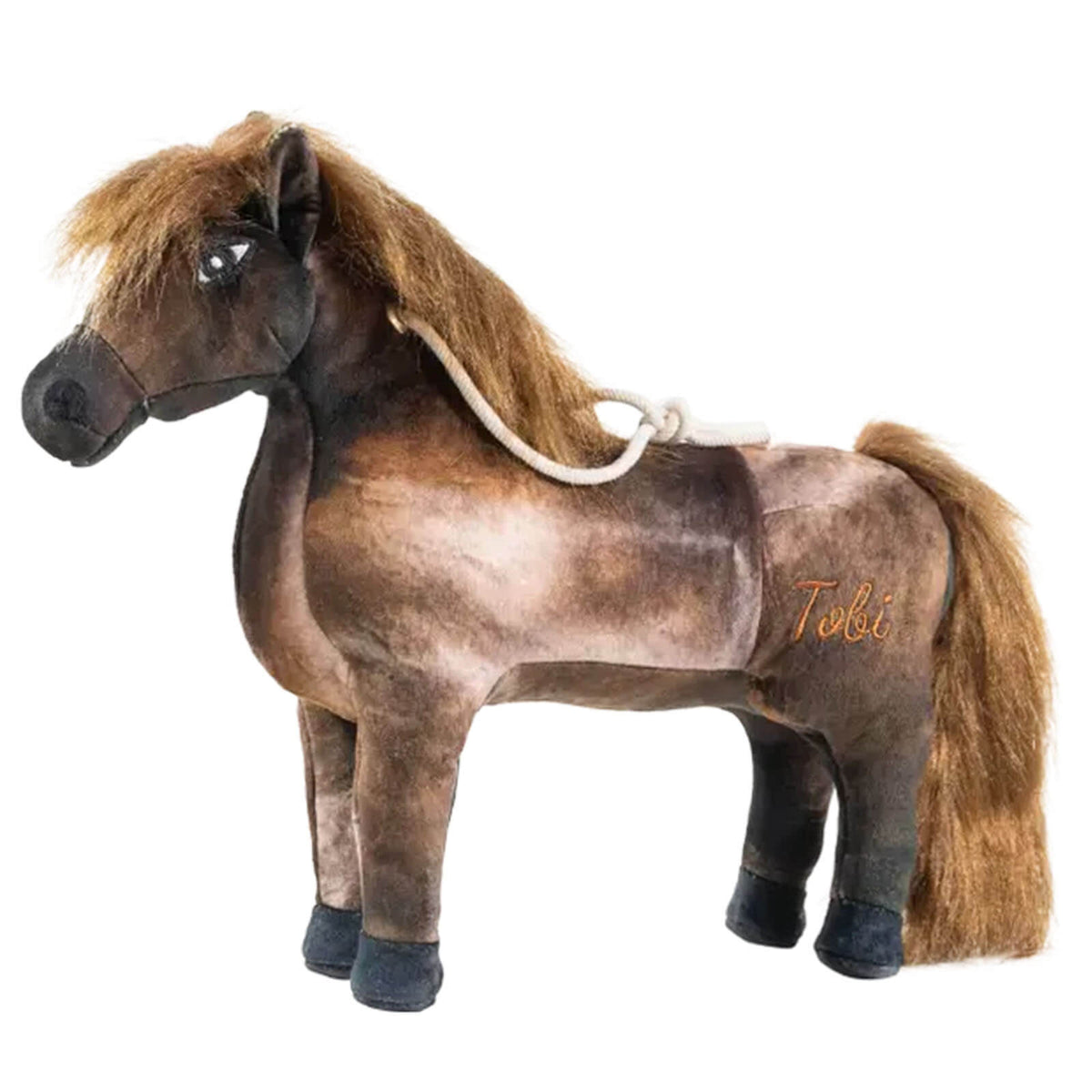 Pferdespielzeug Pony Relax Horse Toy, braun, Produkt allein auf weißem Hintergrund.