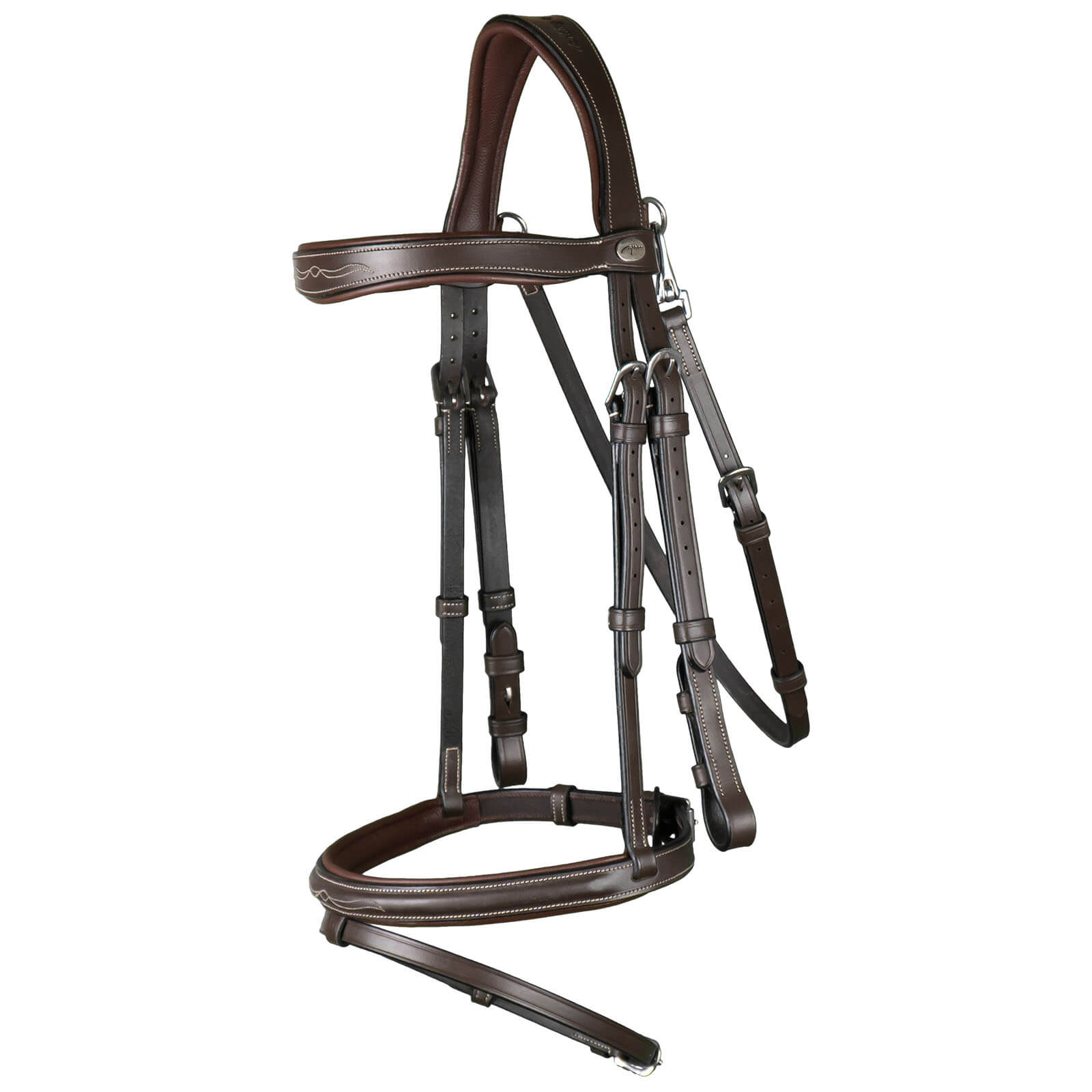 Trense mit kombiniertem Reithalfter und Karabiner Working Collection Trensenzaum
