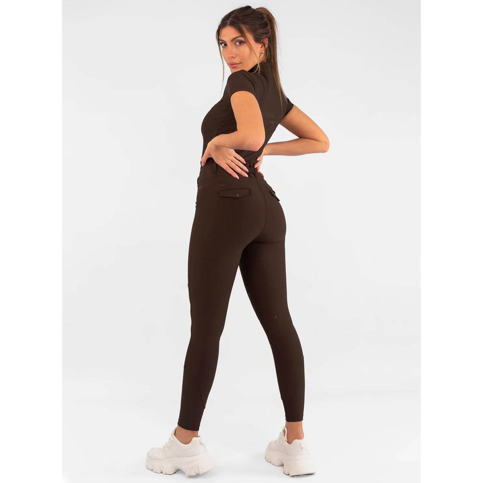 Reitleggings Damen Knee-Grip Pro Riding Leggings