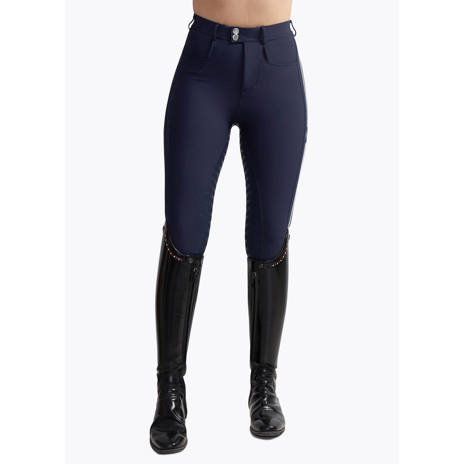 Reithose Damen Reflection Full Grip Breeches Vollbesatz Damenreithose