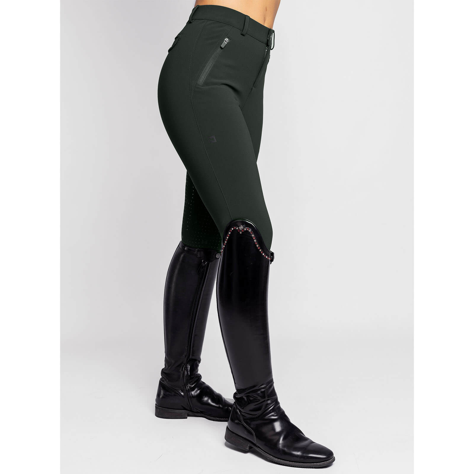 Reithose Damen Full-Grip Geo Damenreithose Vollbesatzreithose