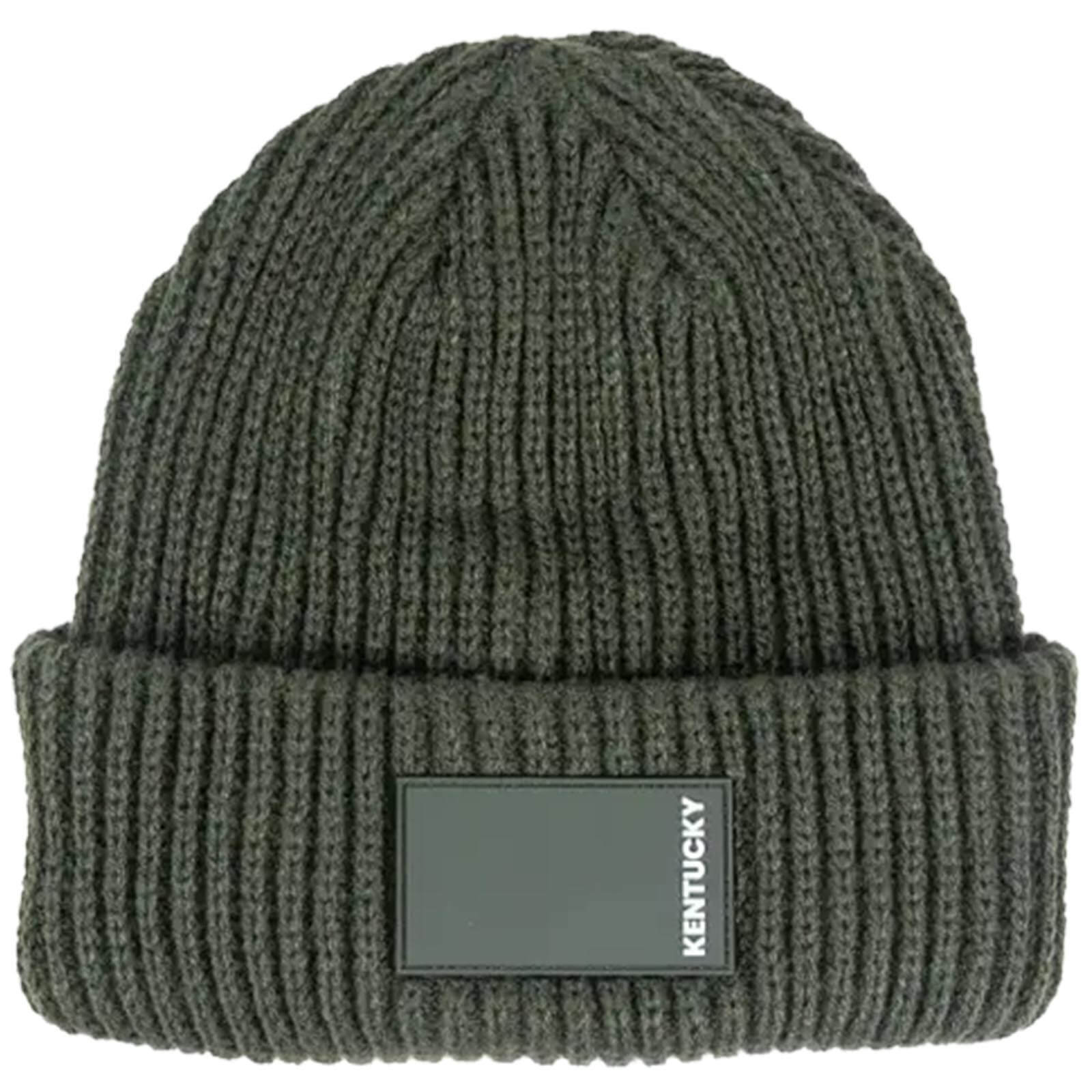 Mütze Unisex Beanie mit gummiertem Logo