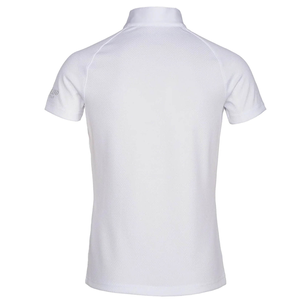Turniershirt Kinder Classic Girls SS Show Shirt, Weiß, Produkt allein.