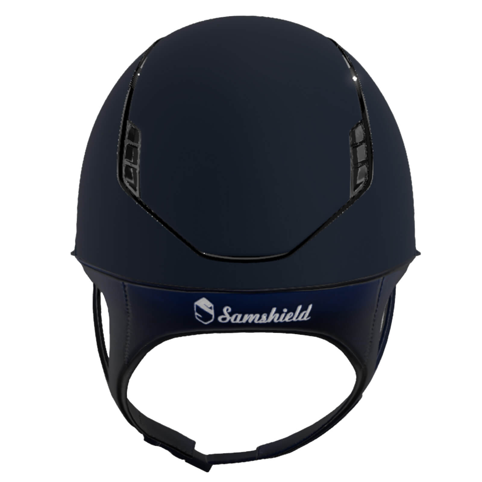 Reithelm Miss Shield 2.0 Blue SM Top SM Frontal Band SM Trim Chrome 5 SW Blason Chrome Black