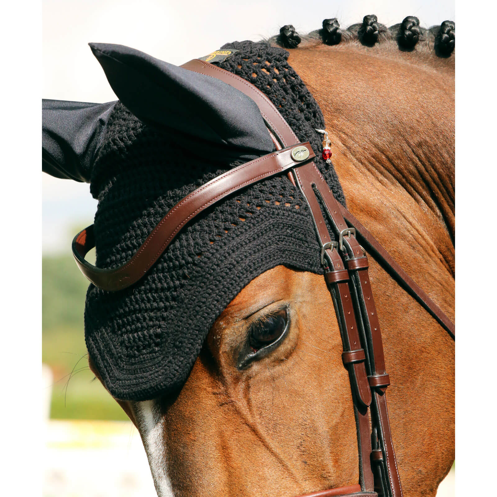 Fliegenmütze Fly veil Wellington Fliegenhaube Fliegenohren