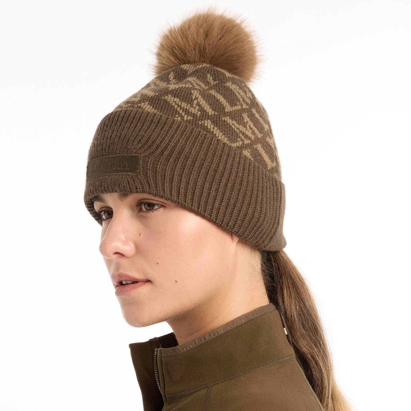 Mütze Damen LM Beanie HW 2024 Bommelmütze