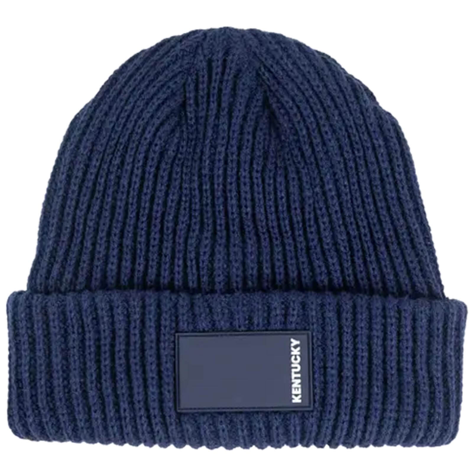 Mütze Unisex Beanie mit gummiertem Logo