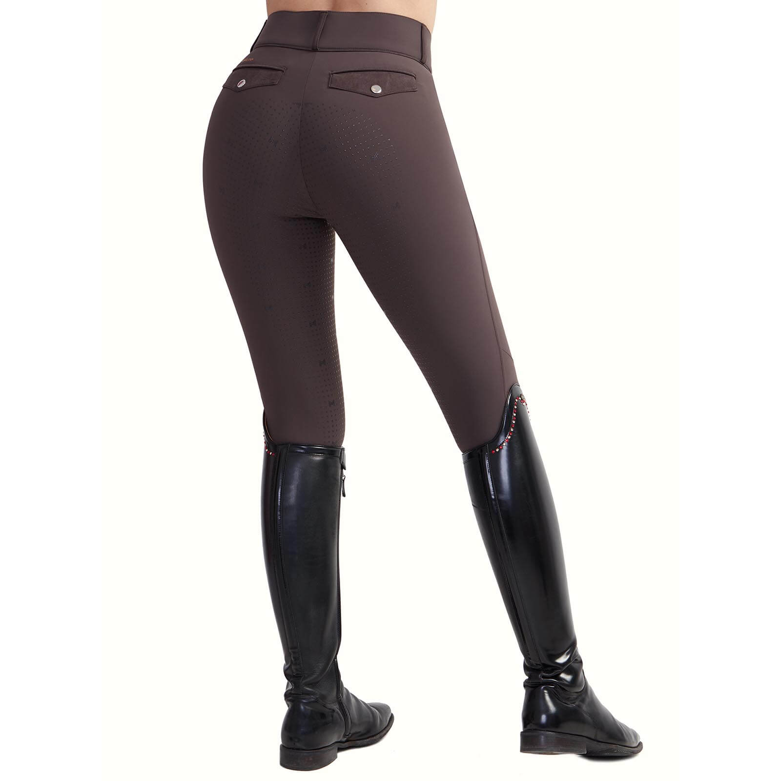 Reithose Damen Full Grip New Era Breeches Vollbesatz Damenreithose