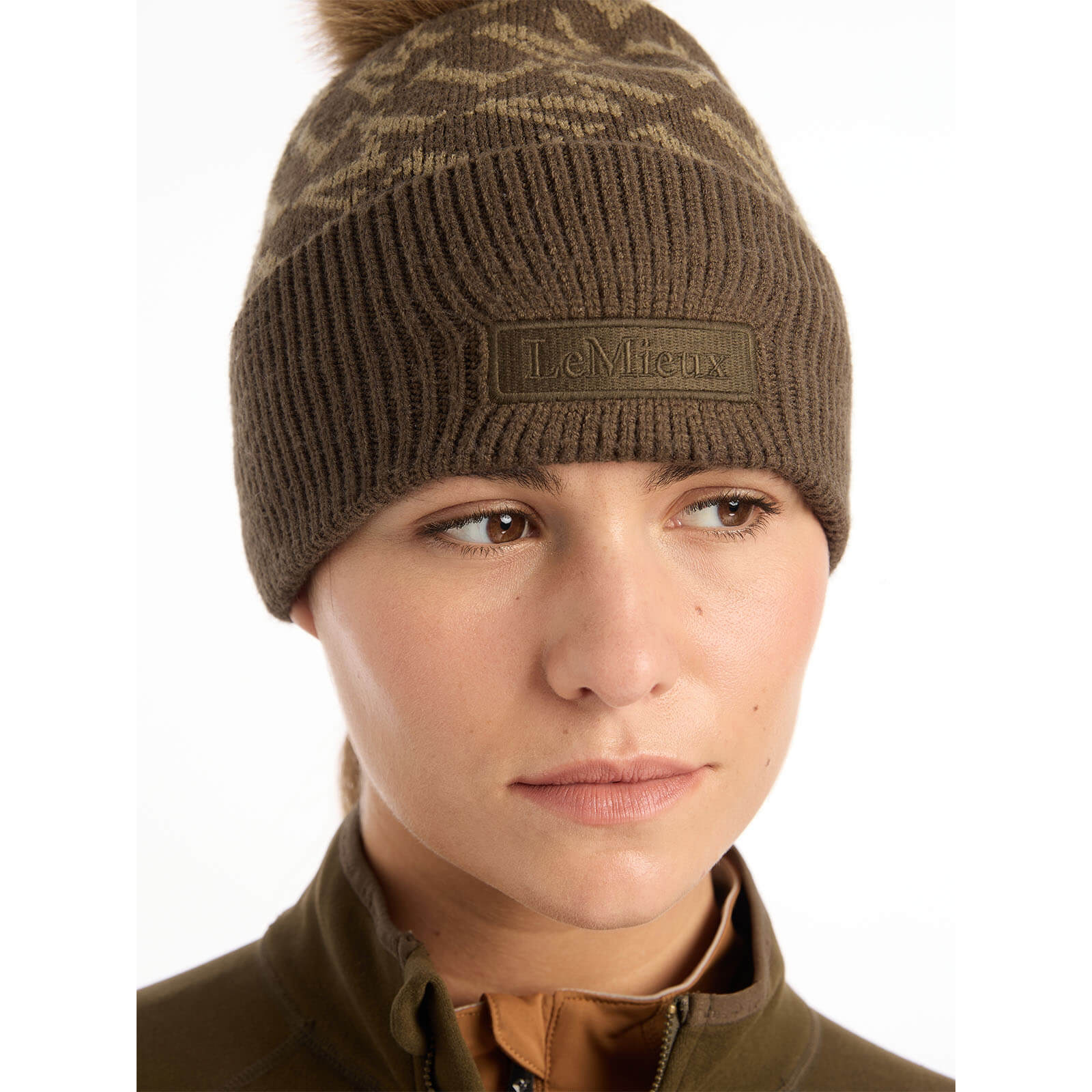 Mütze Damen LM Beanie HW 2024 Bommelmütze