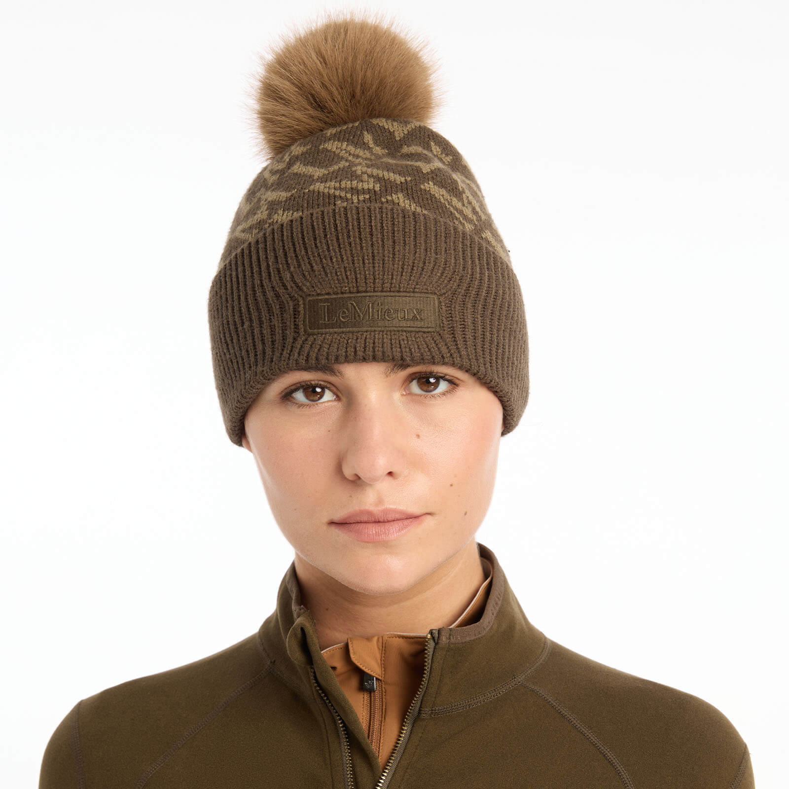 Mütze Damen LM Beanie HW 2024 Bommelmütze