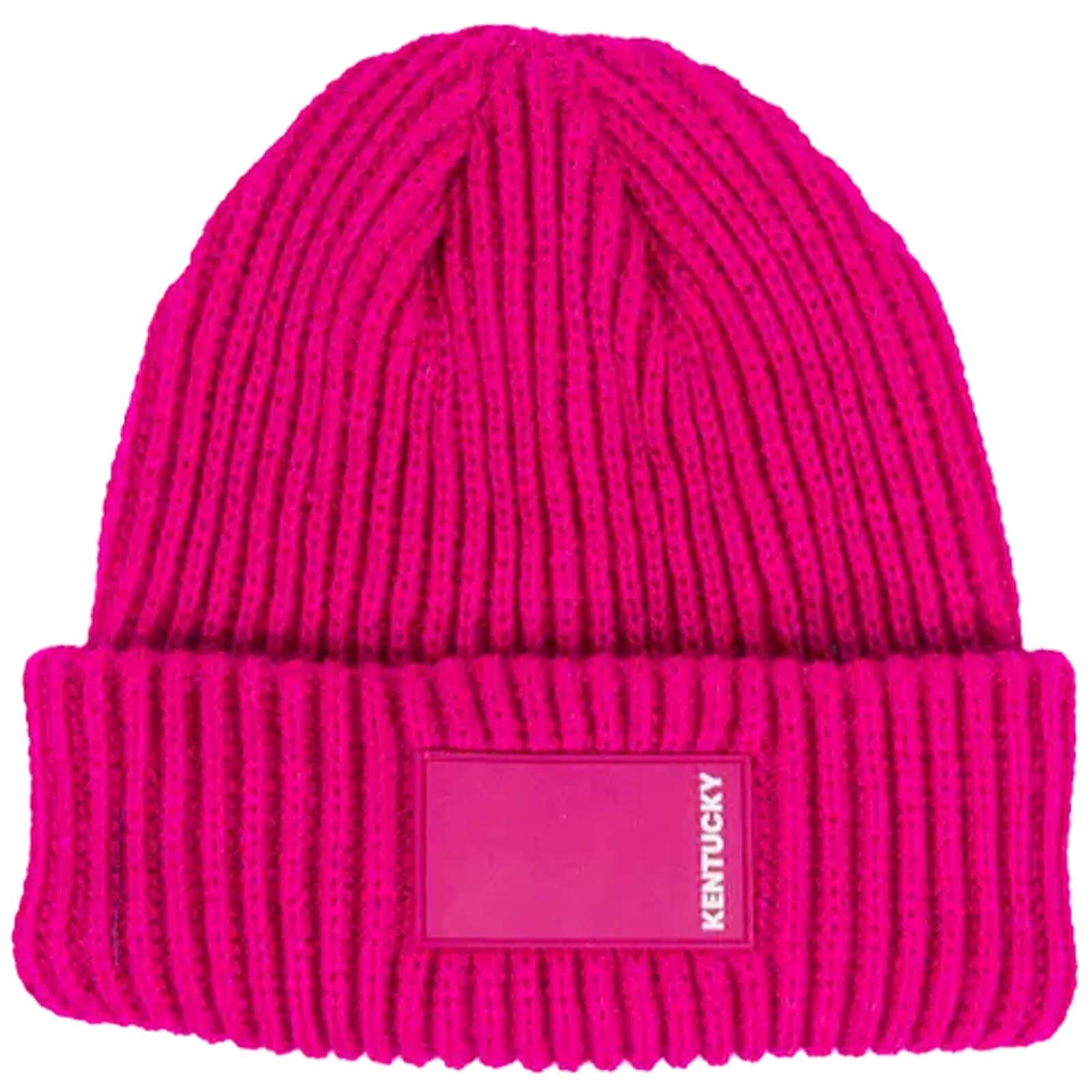 Mütze Unisex Beanie mit gummiertem Logo