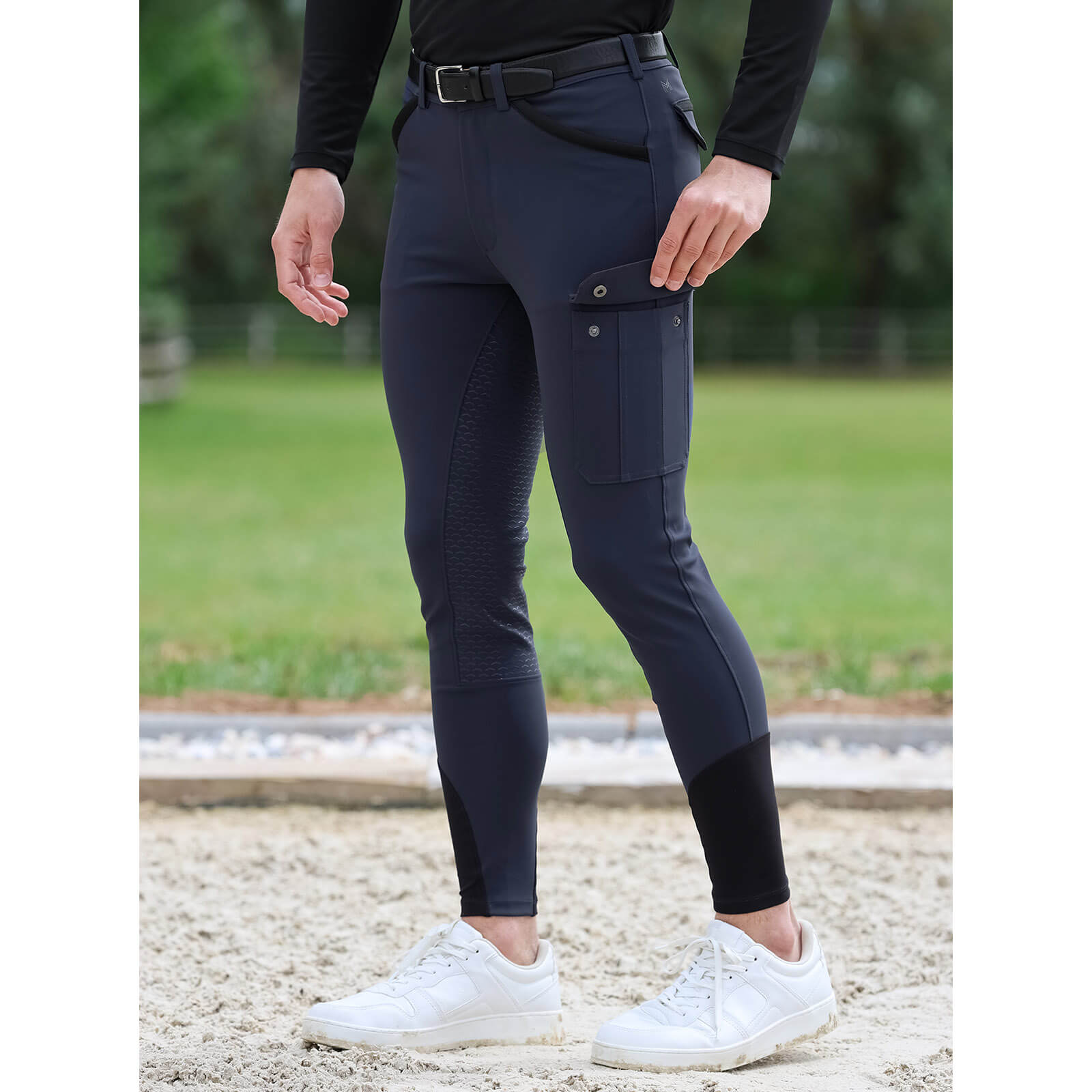 Reithose Herren Full Grip Advance Breeches Herrenreithose