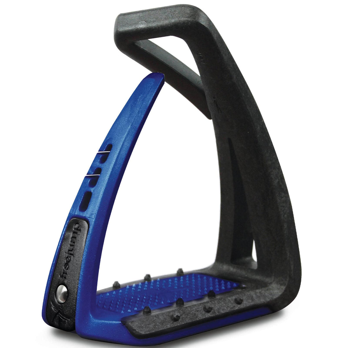 Freejump Steigbügel Soft Up Lite Black/Navy, Produkt allein auf weißem Hintergrund.