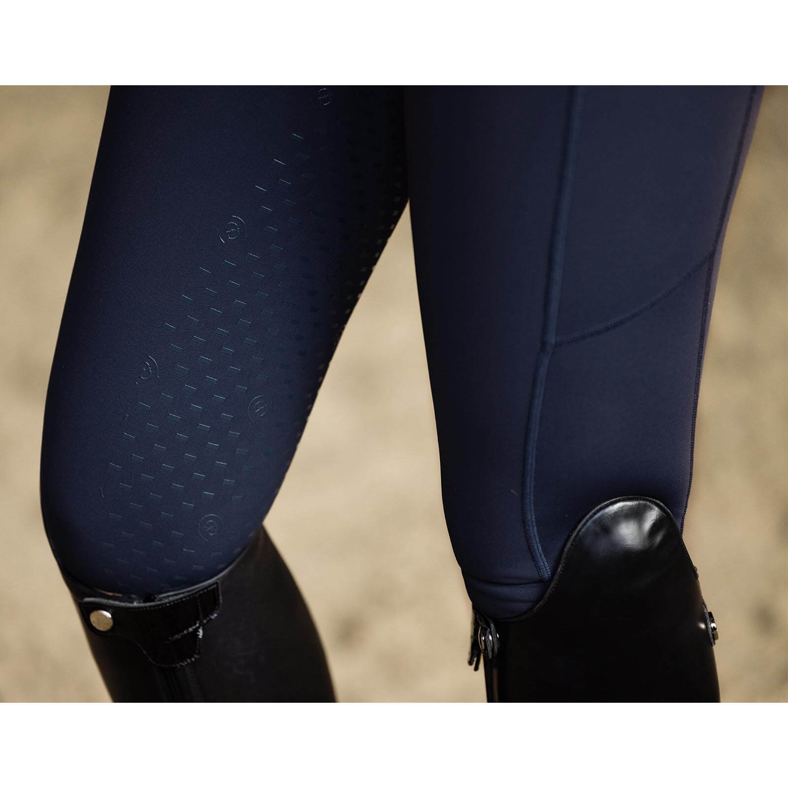 Reitleggings Damen Full-Grip Movement Vollbesatz Damenreitleggings