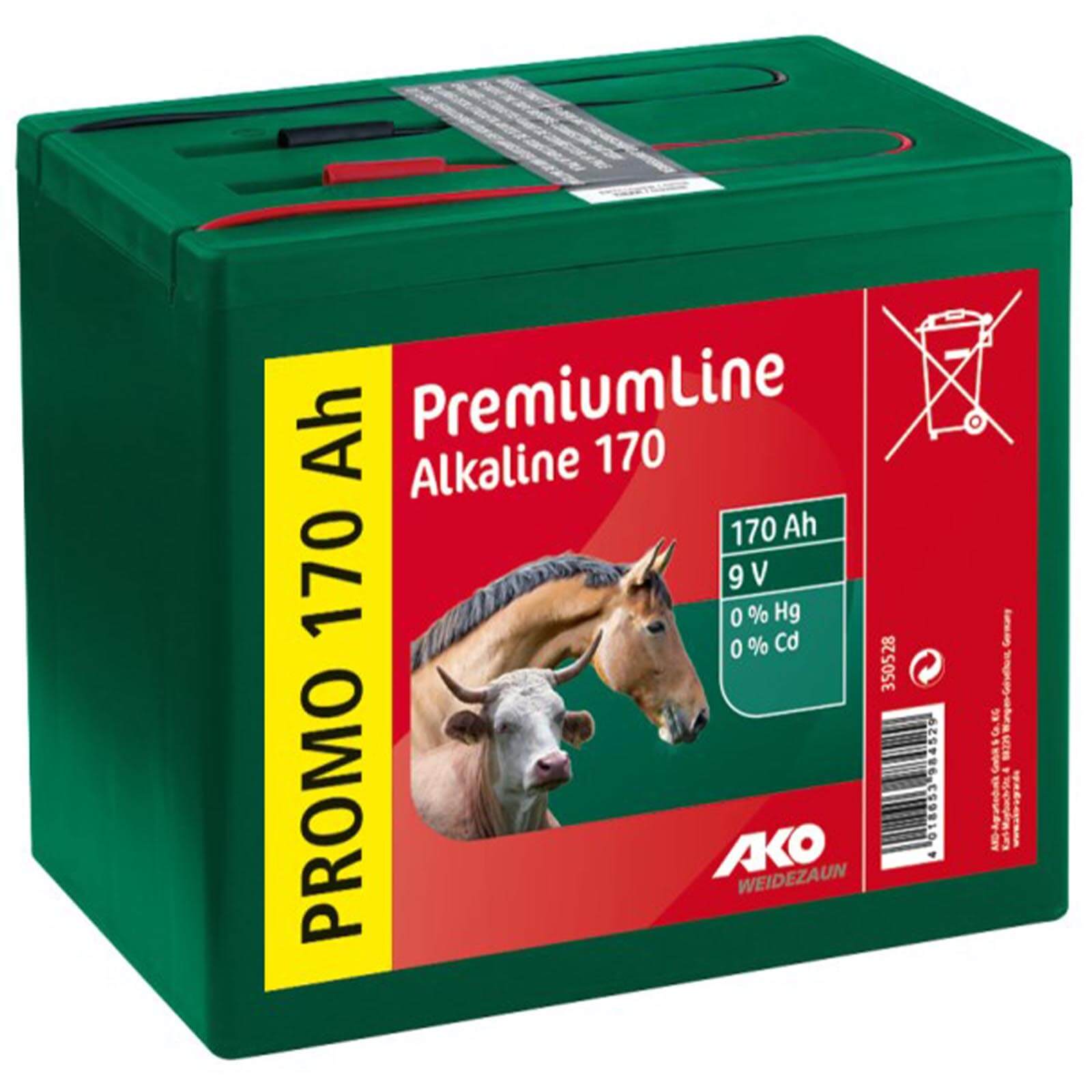 Trockenbatterie Alkaline für Weidezaungerät Batterie