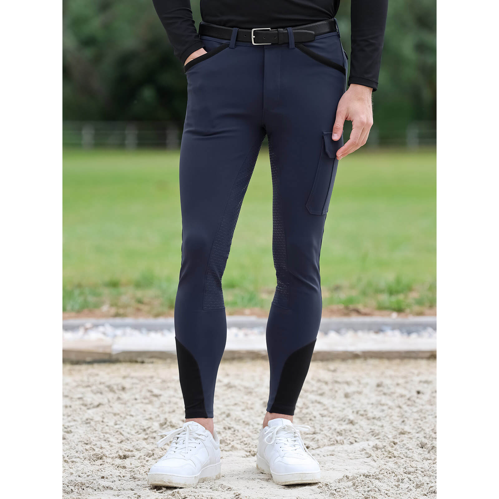 Reithose Herren Full Grip Advance Breeches Herrenreithose