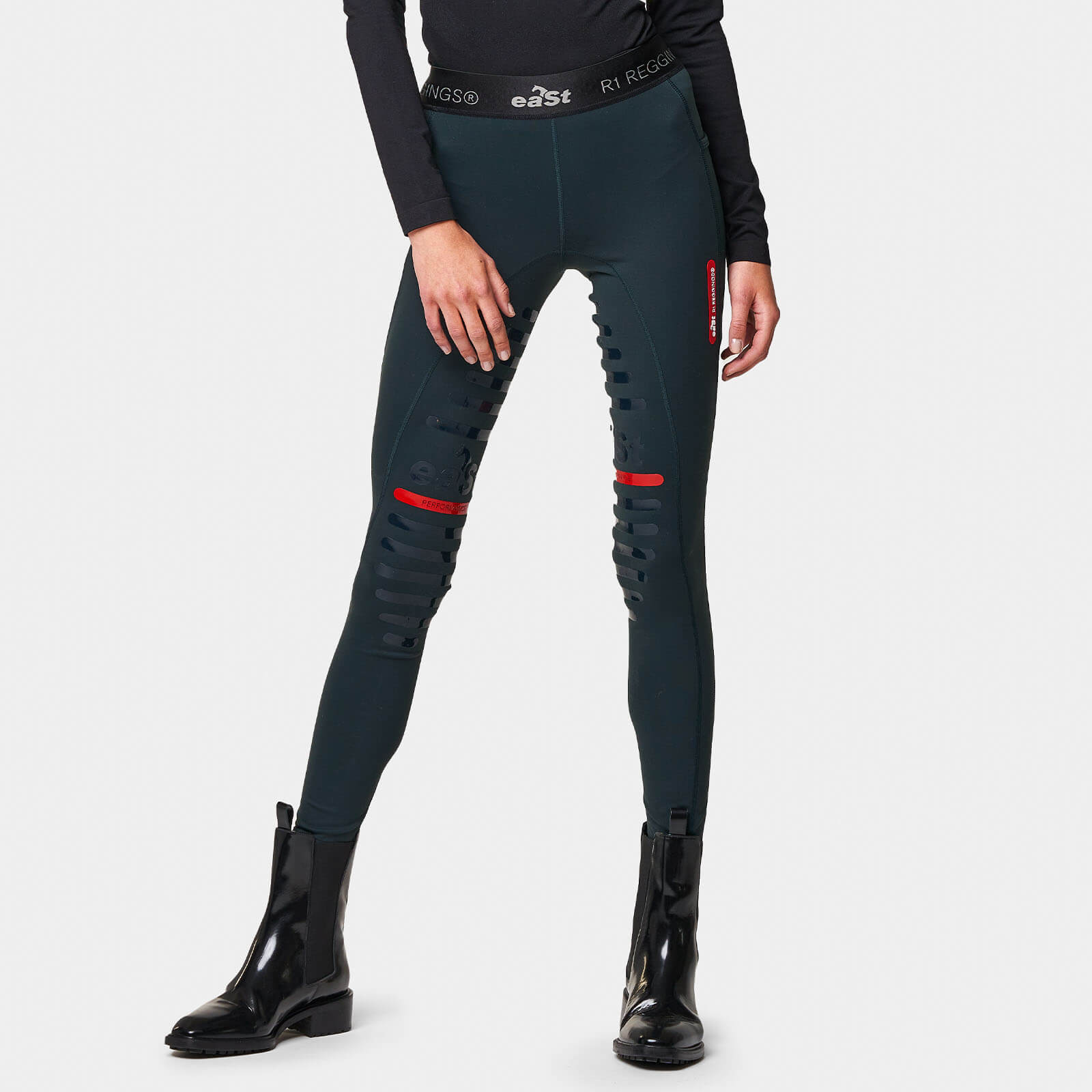 Reitleggings Damen Reggings R1 Damenreitleggings