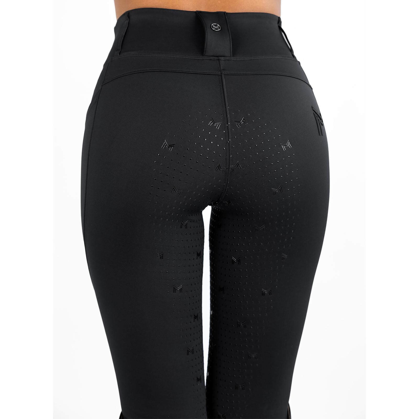 Reitleggings Damen Full-Grip Studio Damenreitleggings