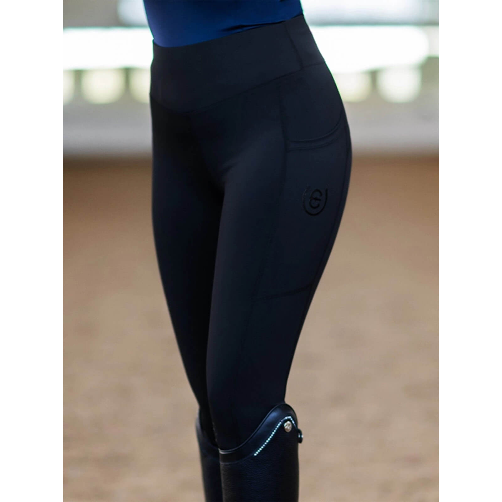 Reitleggings Damen Full-Grip Movement Dressur HW 2023 Reithose