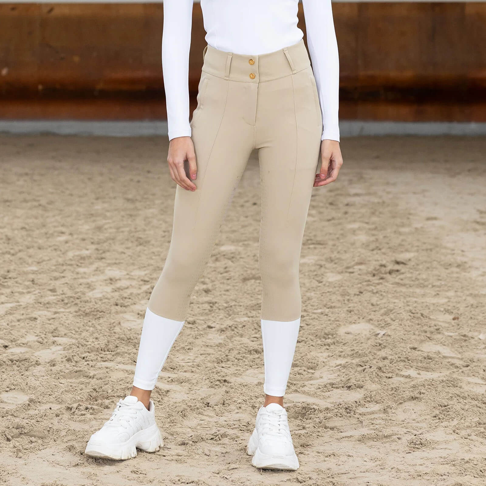 Reithose Damen Winter Honour Breeches Full Grip