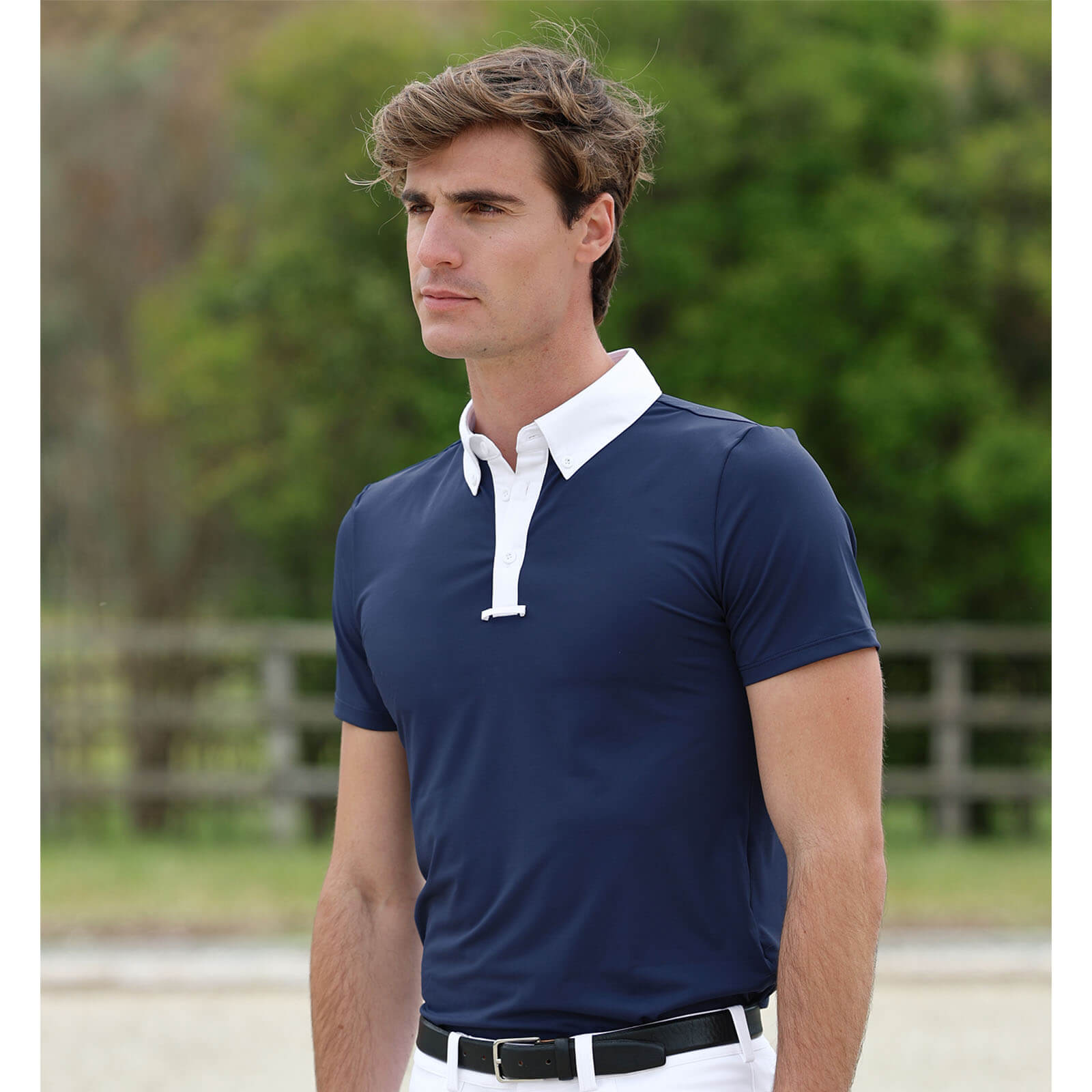 Kurzarmshirt Herren Active Short Sleeve Competition Shirt Turniershirt
