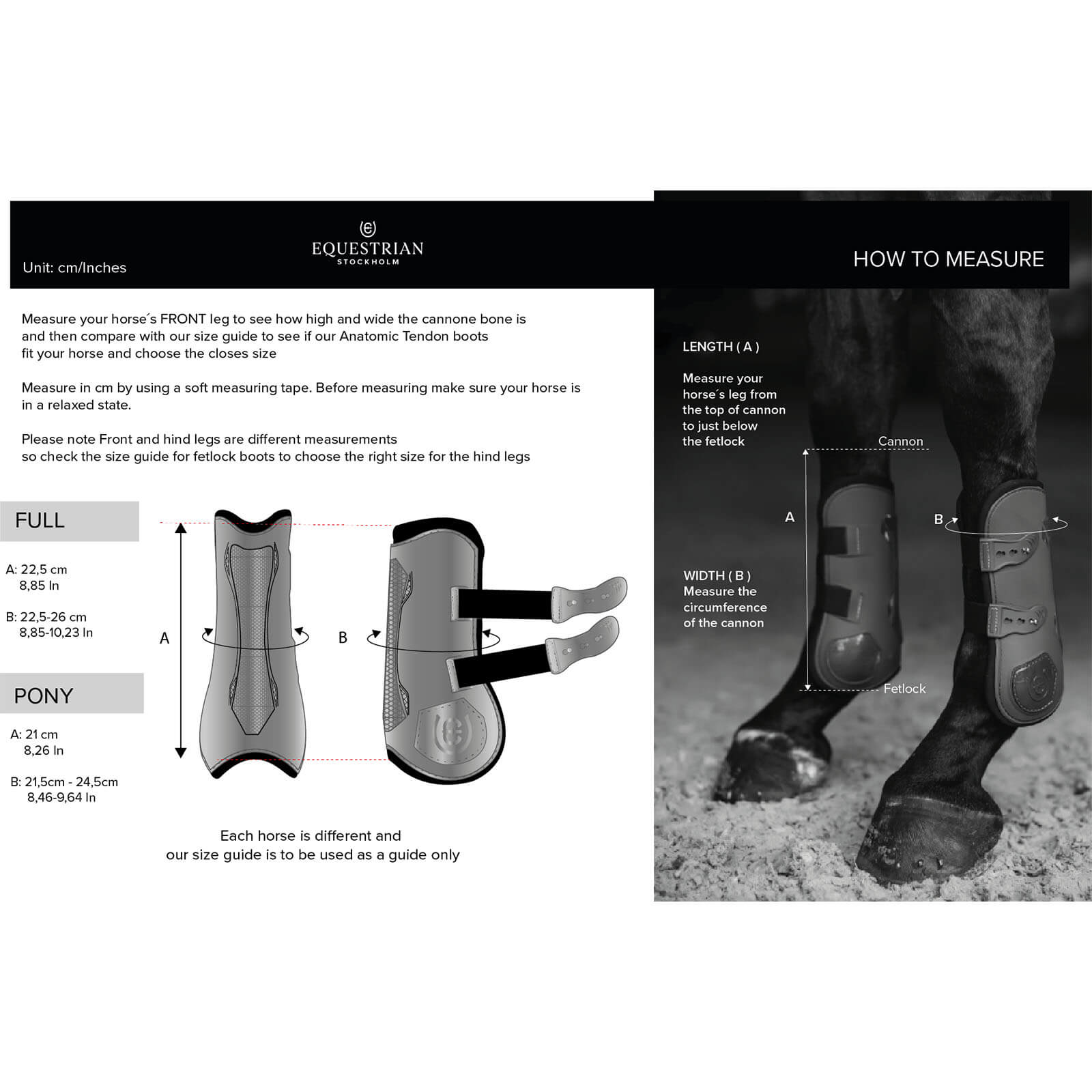 Gamaschen Anatomic Black Edition Tendon Boots
