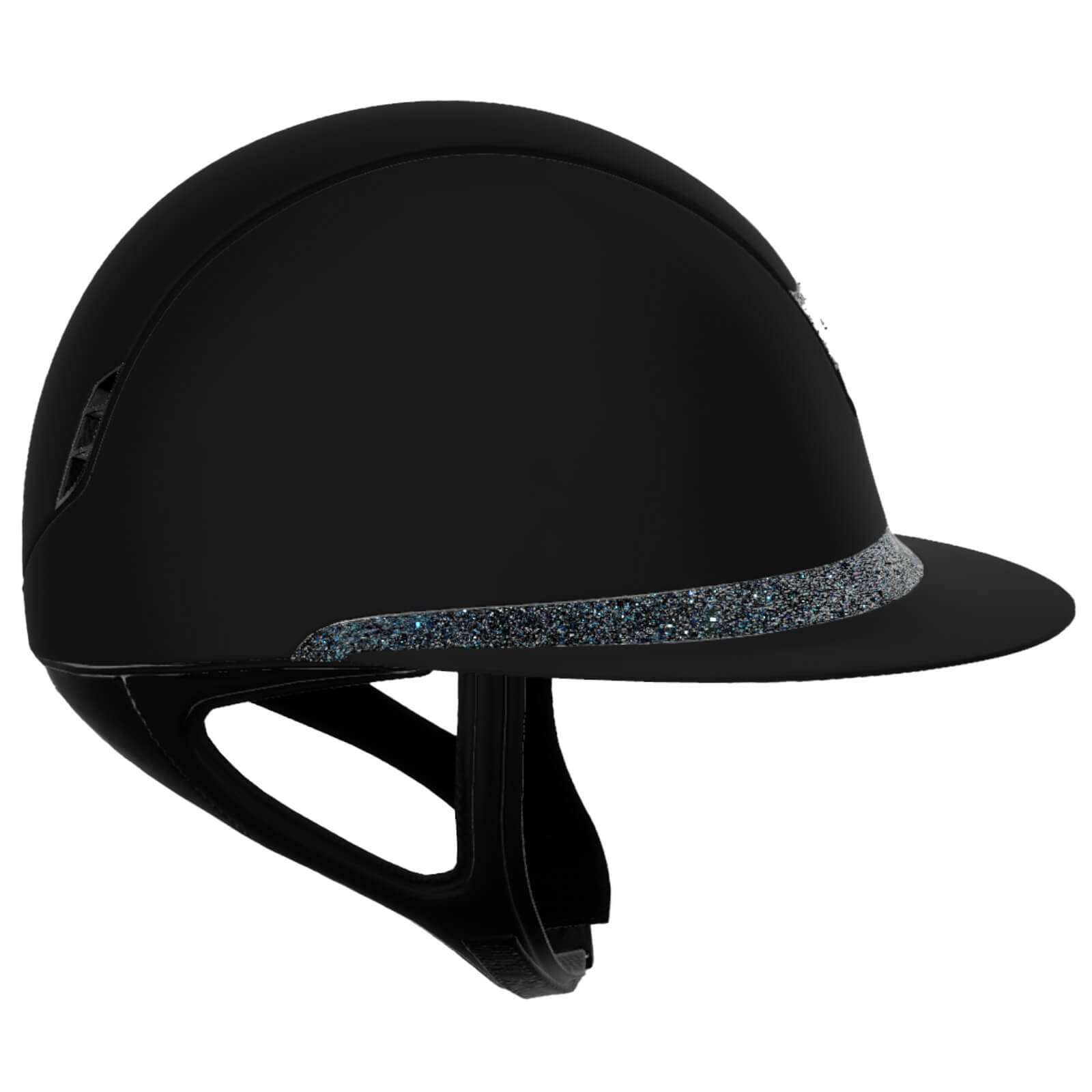 Reithelm Miss Shield 2.0 Black SM Top SM Frontal Band Crystal Fabric Trim Matt Black Blason Crystal